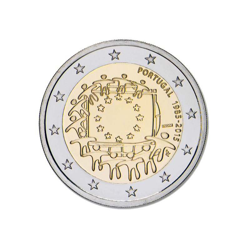 Portugal 2015 2€ EU Flag