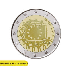 Espagne 2015 2€ Drapeau de l'UE