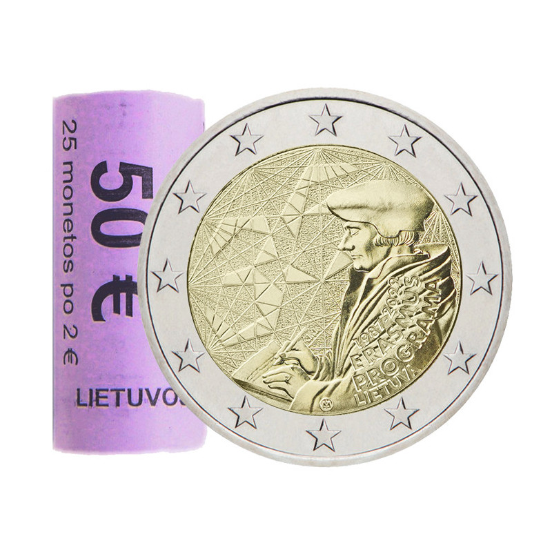 Lituanie 2022 2€ Erasmus ROULEAU