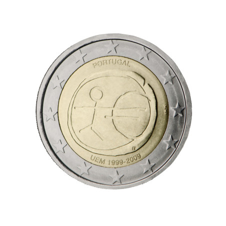Portugal 2009 2€ 10 Anos UEM - EMU