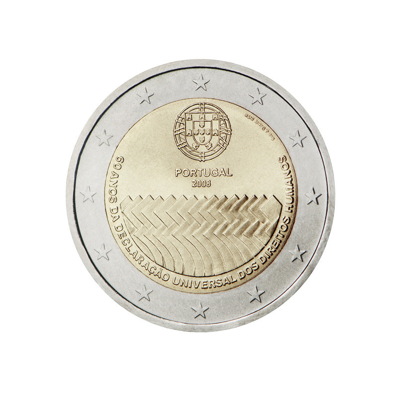Portugal 2008 2€ Droits de l’Homme