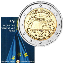 Belgique 2007 2€ Traité de Rome - BU