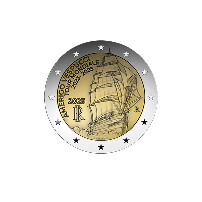 Italy 2025 2€ Amerigo Vespucci