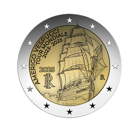 Italie 2025 2€ Amerigo Vespucci