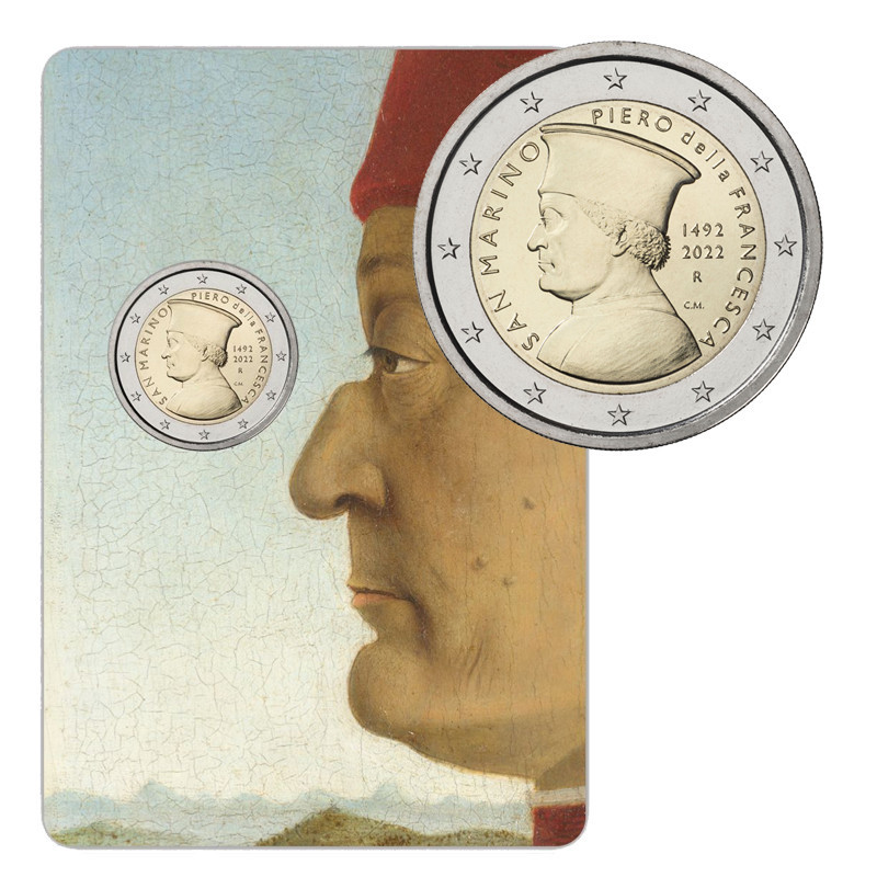Saint-Marin 2022 2€ Piero della Francesca Saint-Marin 2022 2€ Piero della Francesca
