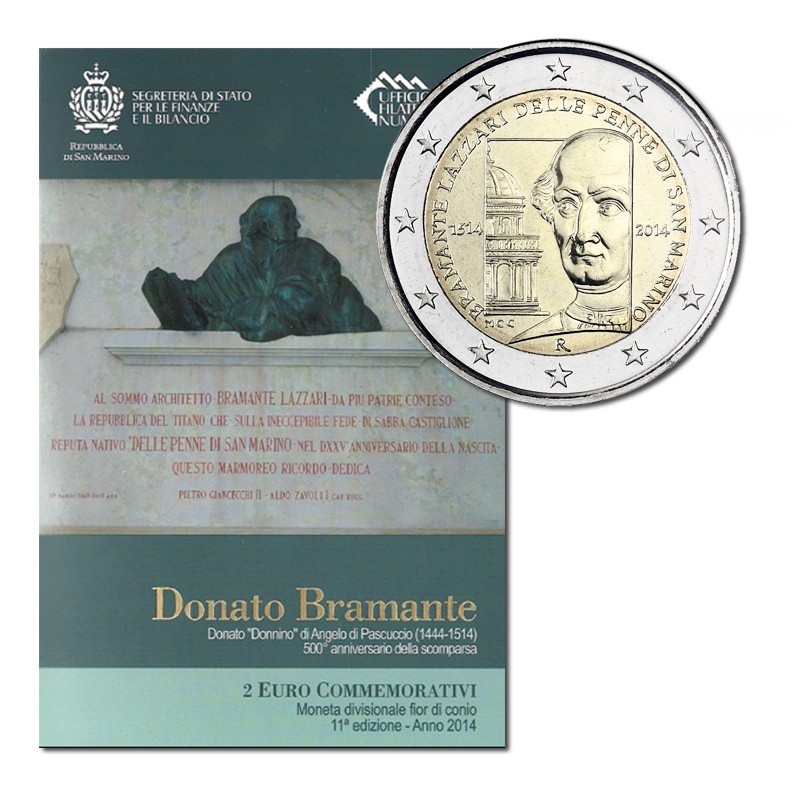 Saint-Marin 2014 2€ Bramante