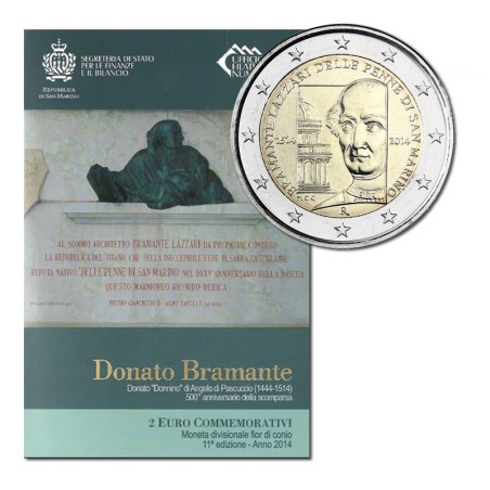 Saint-Marin 2014 2€ Bramante