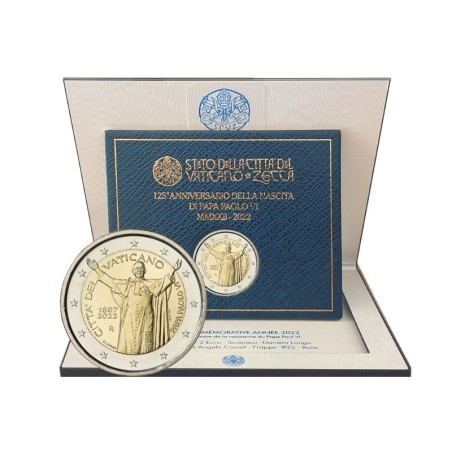 Vatican 2022 2€ Paul VI