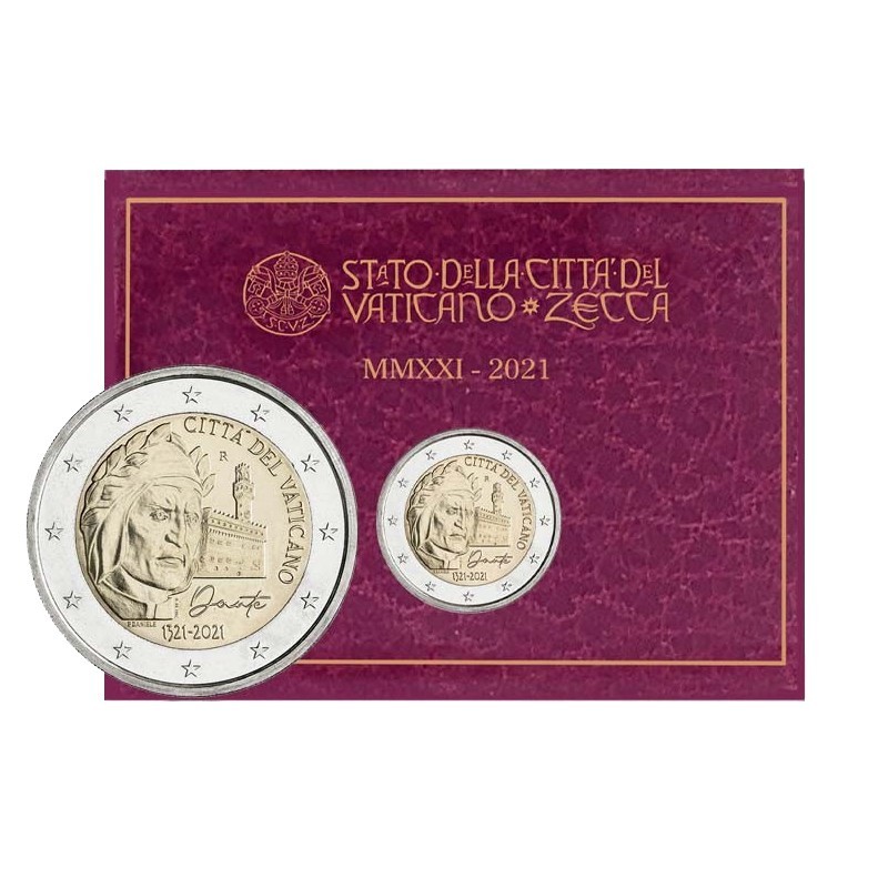 Vaticano 2021 2€ Alighieri
