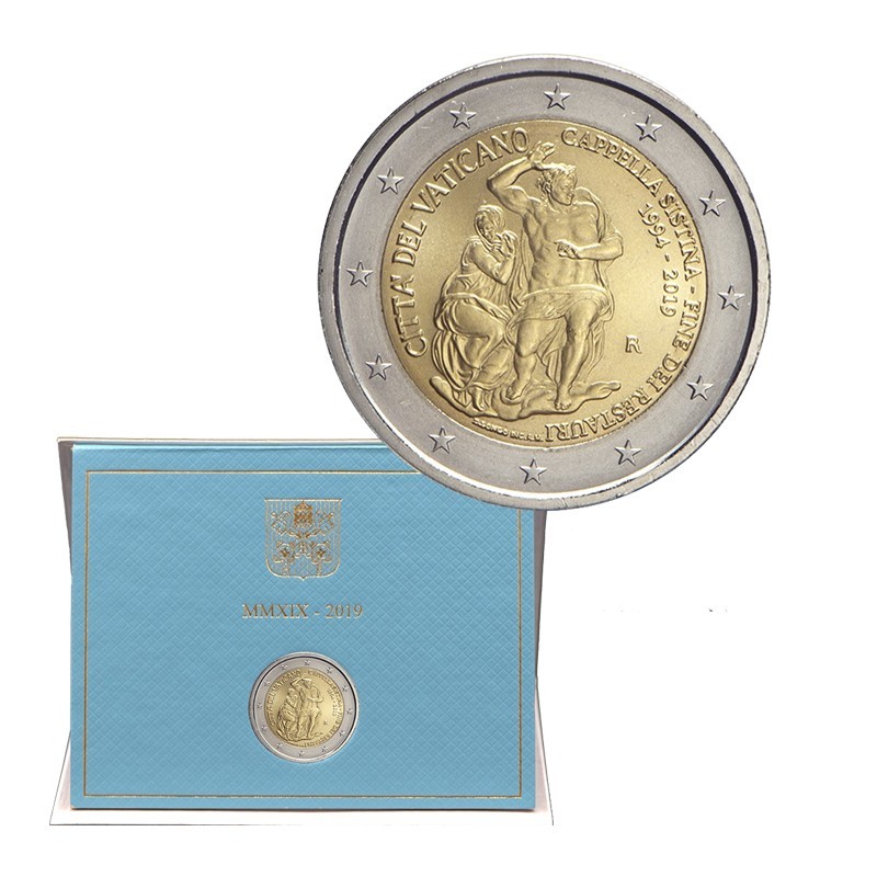 Vatican 2019 2€ Sistine Chapel