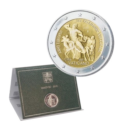 Vaticano 2018 2€ Património Cultural