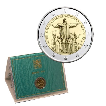 Vaticano 2013 2€ Rio de Janeiro