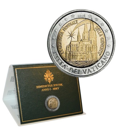 Vaticano 2005 2€ XX Jornada da Juventude