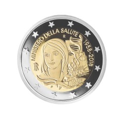 Italie 2018 2€ Ministère de la Santé