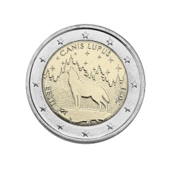 Estonie 2021 2€ Le Loup