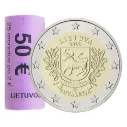 Lituanie 2022 2€ Suvalkija ROULEAU