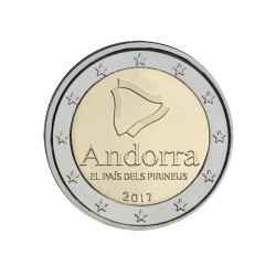 Andorre 2017 2€ Pyrénées