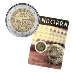Andorre 2016 2€ Radio et TV