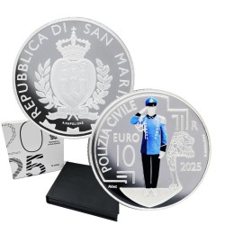 Saint-Marin 2025 10€ Police Civile