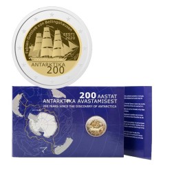 Estonia 2020 2€ Antártica BNC Coincard