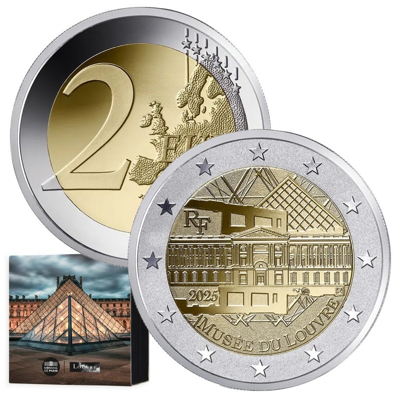 France 2025 2€ Louvre France 2025 2€ Louvre