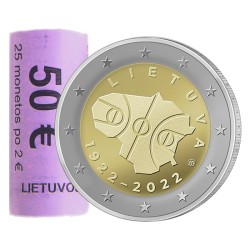 Lituanie 2022 2€ Basketball ROULEAU