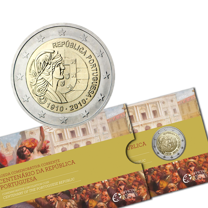 Portugal 2010 2€ República PROOF Portugal 2010 2€ República PROOF