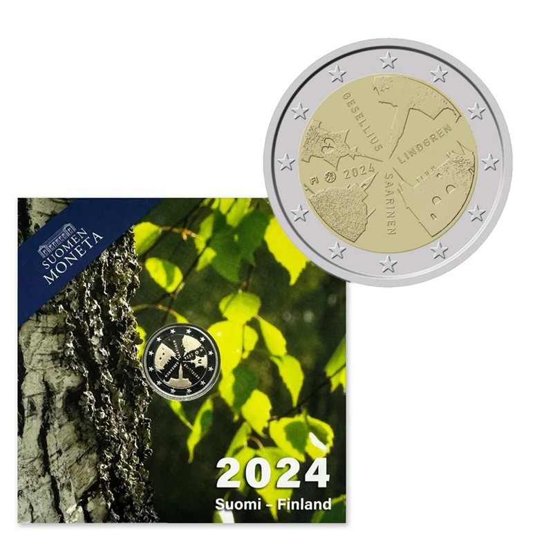Finlande 2024 2€ Architecture BE