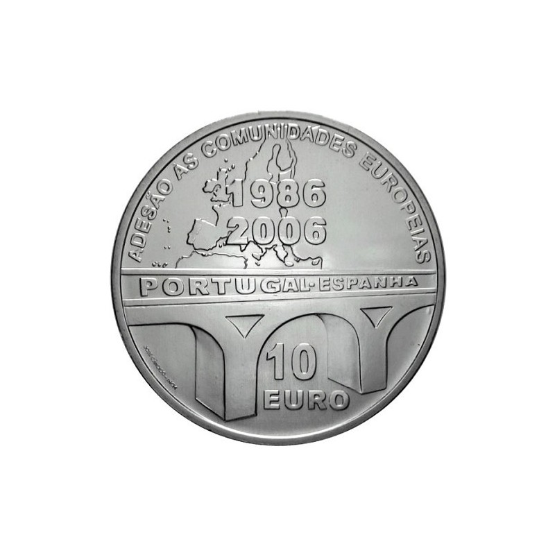 Portugal 2006 10€ 20 Años UE