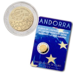 Andorre 2022 2€ l'Accord monétaire