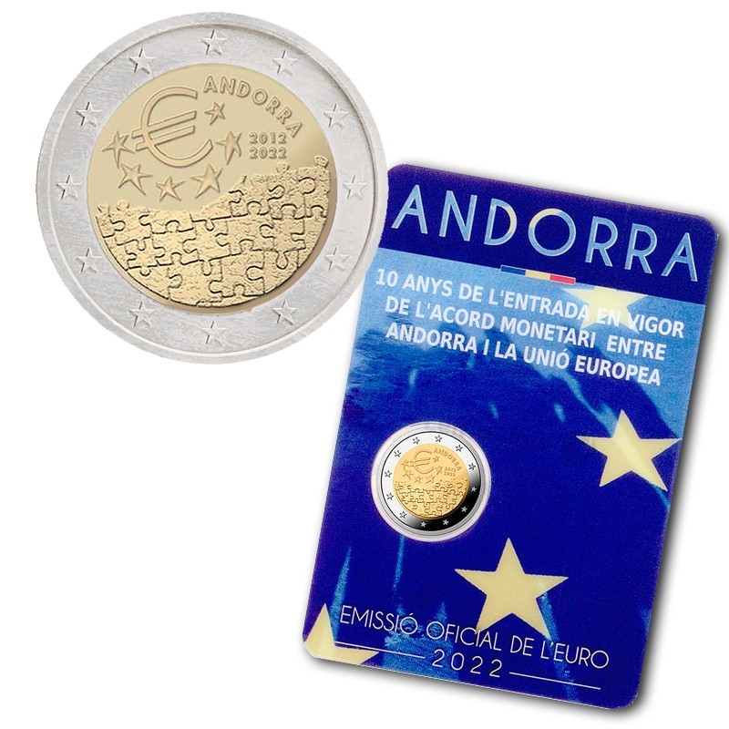 Andorra 2022 2€ Monetary Agreement