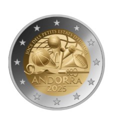 Andorra 2025 2€ Juegos