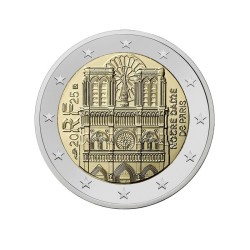 France 2025 2€ Notre-Dame de Paris ROULEAU
