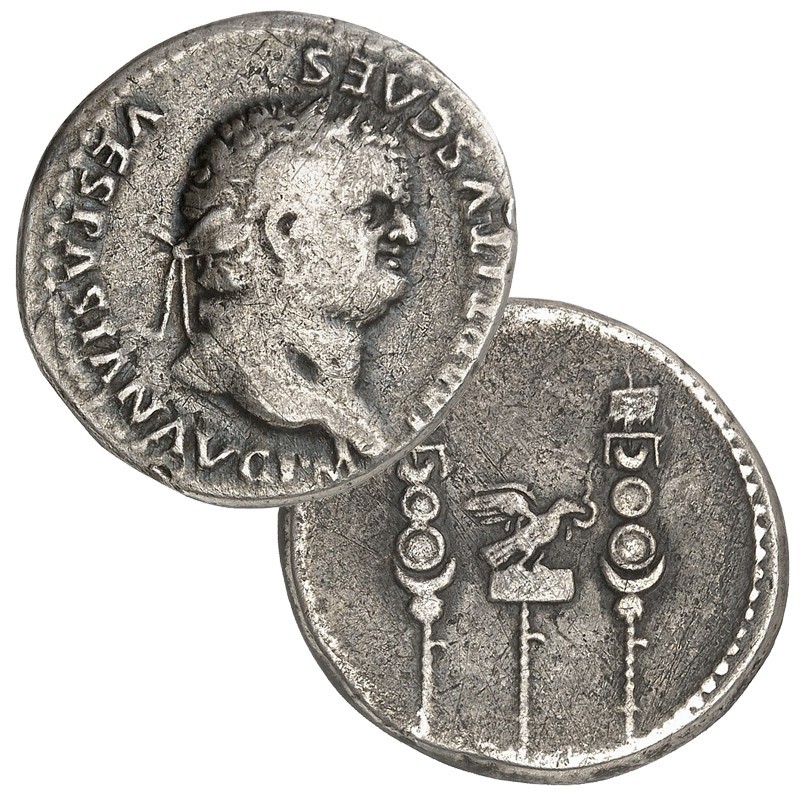 Cistophore Titus 81 ap. J.-C.