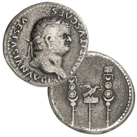 Cistophore Titus 81 AD