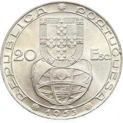 Portugal 1953 20$ Renouvellement Financier