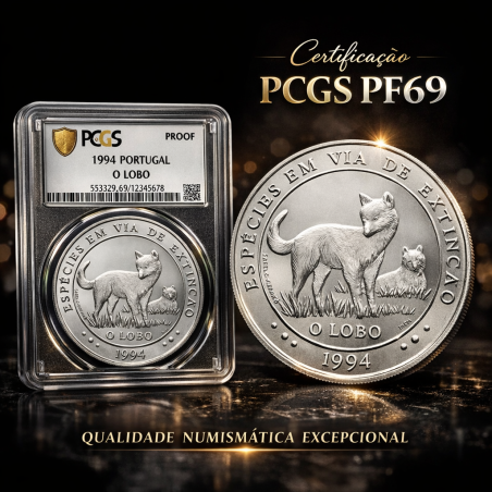Portugal 1994 1000$ Loup MS65