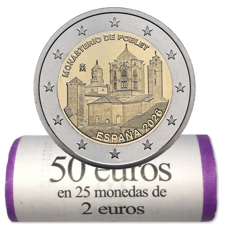 Espanha 2026 2€ Poblet ROLO