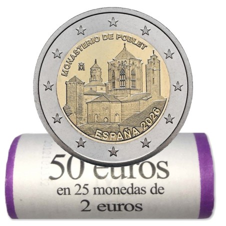 Espanha 2026 2€ Poblet ROLO