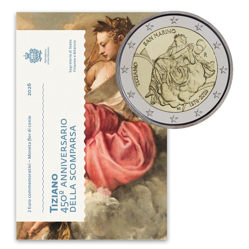 São Marino 2026 2€ Tiziano