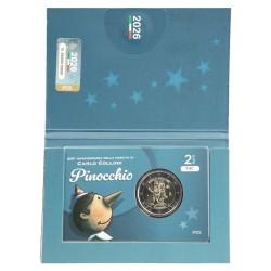 Italia 2026 2€ Pinocchio Coincard