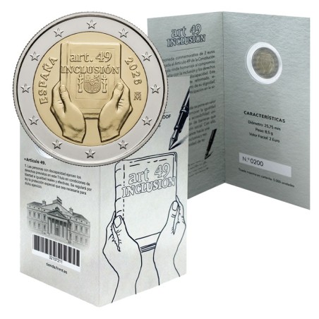 Espagne 2026 2€ Inclusion BE