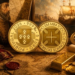Portugal 2026 5€ 1/2 Oz Ouro - O Português