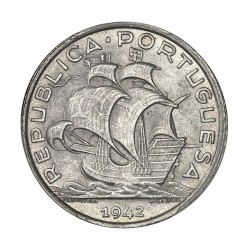 Portugal 1942 10 Escudos Caravela
