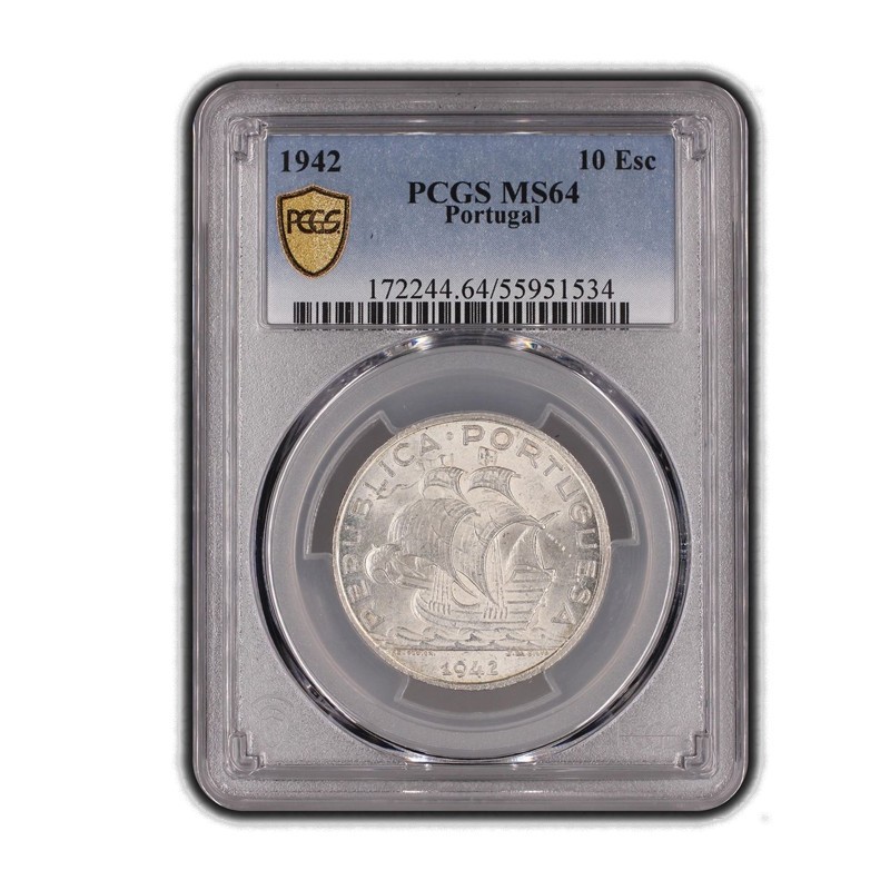 Portugal 1942 10 Escudos Caravela