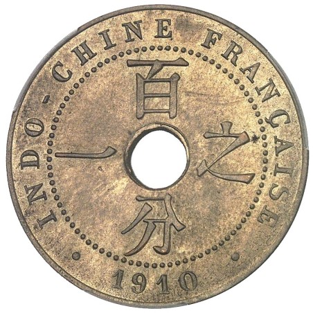 Indochina Francesa 1910-A 1 Cent