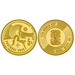 Portugal 2026 5€ FIFA Gold