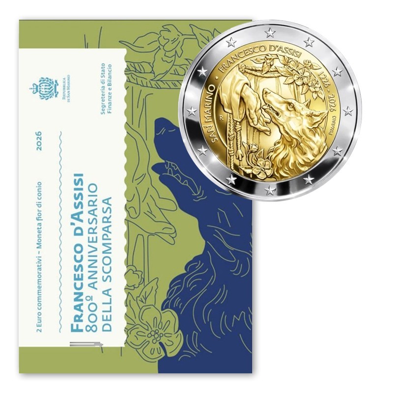 San Marino 2026 2€ Asís