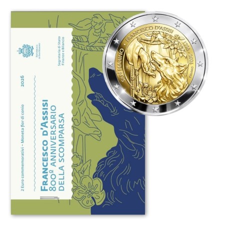 San Marino 2026 2€ Assisi