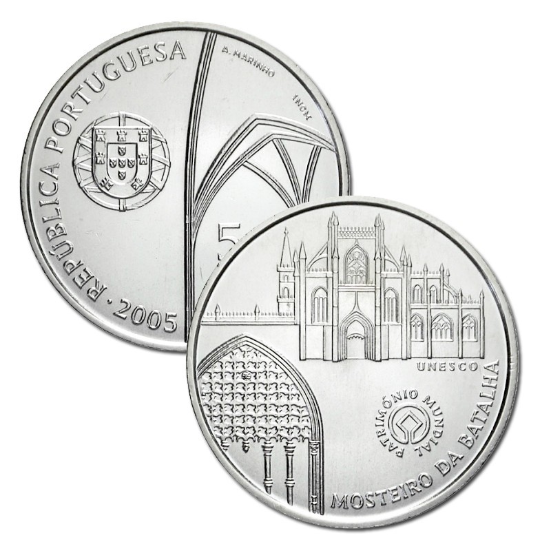 Portugal 2005 5€ Mosteiro da Batalha